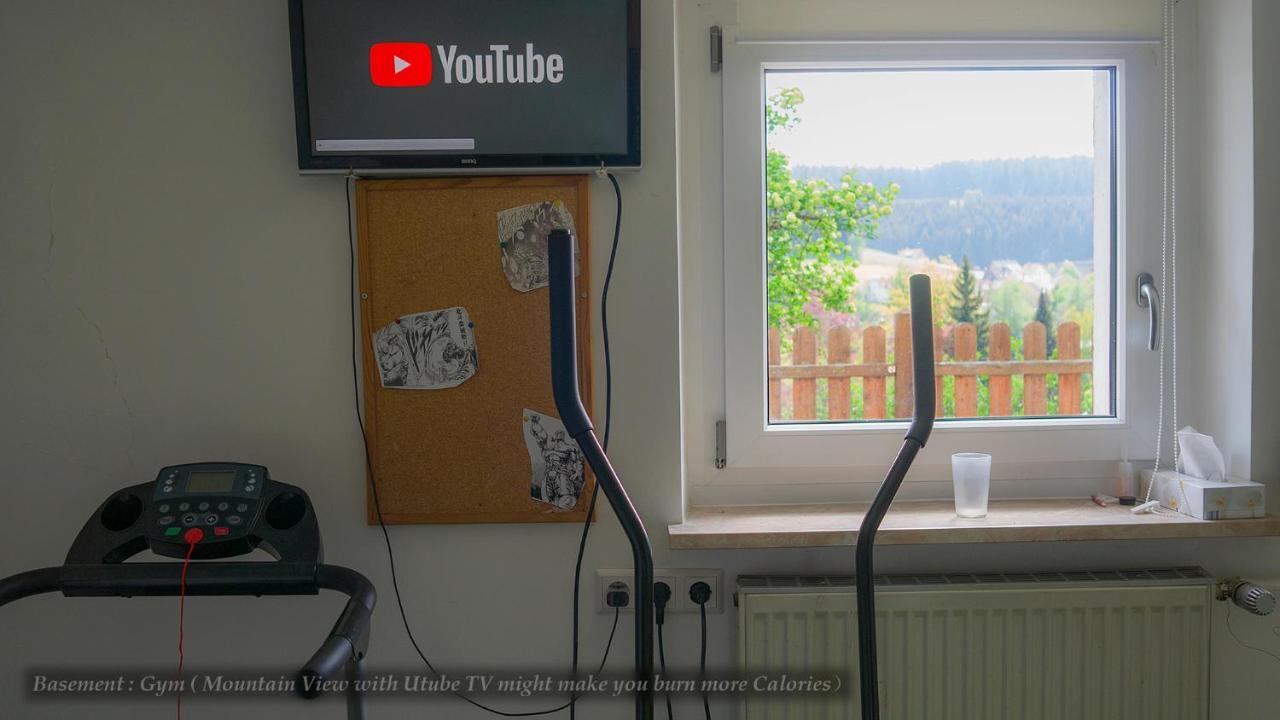 Entire House In Schwarzwald With Mountain View, Private Sauna, Gym, Garden And Terraces Unterkirnach Exterior foto